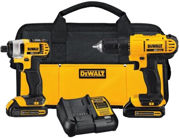 DEWALT 20V MAX Cordless Drill and Impact Driver, Power Tool Combo Kit with 2 Batteries. - Image 3